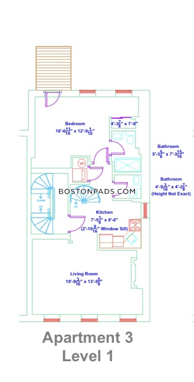 South End 3 Beds 2.5 Baths South End Boston - $5,600